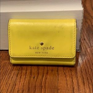 Kate Spade Yellow Card Case
